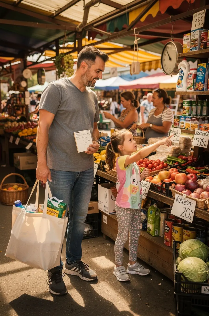 Infografika a családi költségvetés alapjairól, egyszerű és jól érthető formában.